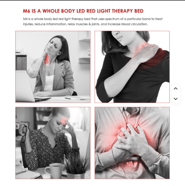 RED LIGHT THERAPY BED FOR PAIN